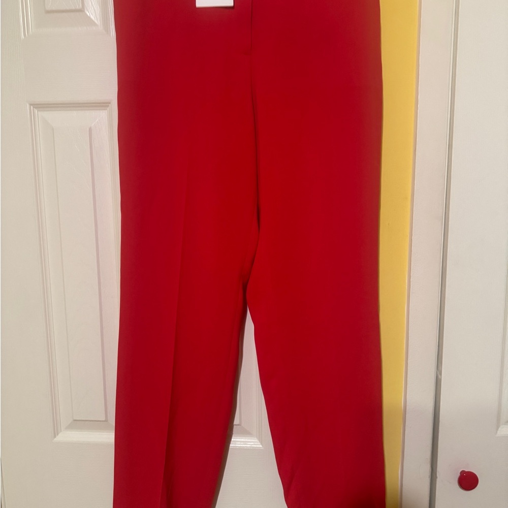 Lafayette 148 Women's Purple Clinton Finesse Crepe Ankle Pants Size 10 - Picture 3 of 8